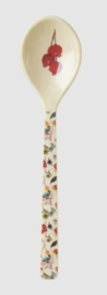 Rice Melamine Teaspoon - Winter Rosebuds Print - 'Viva La Vida'