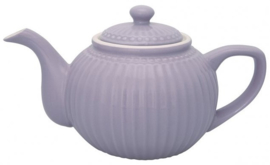 GreenGate Teapot Alice lavender -stoneware-