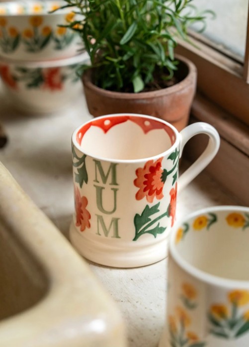 Emma Bridgewater Chrysanthemum - Mum - 1/2 Pint Mug