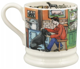 Emma Bridgewater The Good Life - Dog's Dinner Party - 1/2 Pint Mug