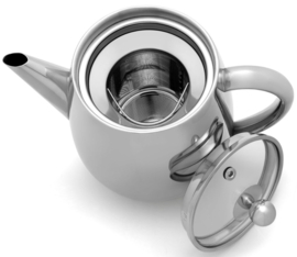 Bredemeijer Duet Eva 1,1 liter -Glanzend RVS- inclusief theefilter