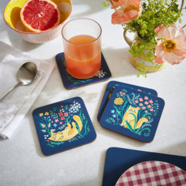 Ulster Weavers Coasters - Marmalade Meadow - set of 4