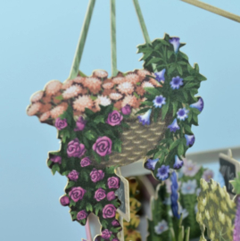 Me&McQ - 3D Wenskaart - Flower Seller's Bicycle - Pink