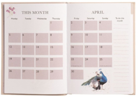 Wrendale Designs Diary Planner 2027 - stevige flexibele kaft