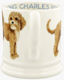 Emma Bridgewater Dogs Cavalier Poodle Cross 1/2 Pint Mug