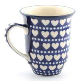 Bunzlau Tulip Mug 500 ml Blue Valentine