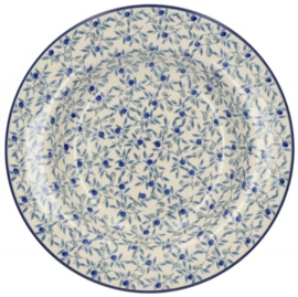 Bunzlau Soup Plate Ø 23,5 cm Blue Olive