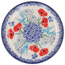 Bunzlau Petit Four / Cake Dish Ø 12,3 cm Poppy Garden -Limited Edition-