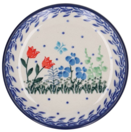 Bunzlau Teabag Dish Ø 10 cm - Tulip Horizon -Limited Edition-