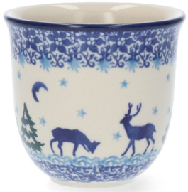 Bunzlau Tulip Mug 200 ml Christmas Deer -Limited Edition-