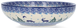 Bunzlau Serving Bowl 1250 ml Ø 22,5 cm Christmas Deer -Limited Edition-