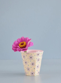 Rice Medium Melamine Cup - Flowers Print