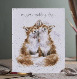 Wrendale Designs 'Newlyweds' Wedding Card
