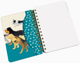 Emma Ball Medium WIRO Notebook with Pockets - Paw Club
