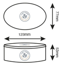 Gardiners of Scotland Vanilla Fudge Tin 120 gr -Pink Flowers-