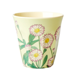 Rice Medium Melamine Cup - Daisy Print