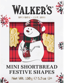 Walkers Mini Shortbread Snowman - 33 stuks - 150 gr