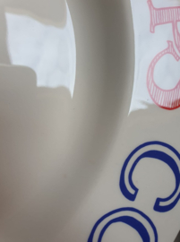 Emma Bridgewater Red & Blue Toast - Fish & Chips - 10 1/2 Inch Plate *b-keuze*