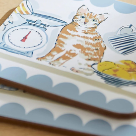 Ulster Weavers Coasters - Pantry Cats - set of 4-