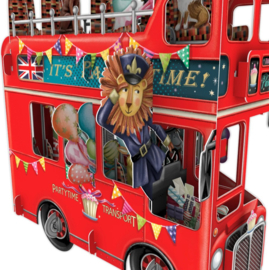 Me&McQ - 3D Wenskaart - The King’s Party Bus