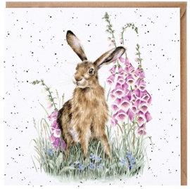 Wrendale Designs 'The Wild Garden' Hare Card