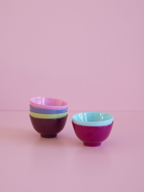 Rice Small Melamine Bowl 'Viva La Vida' Colors - Set of 6