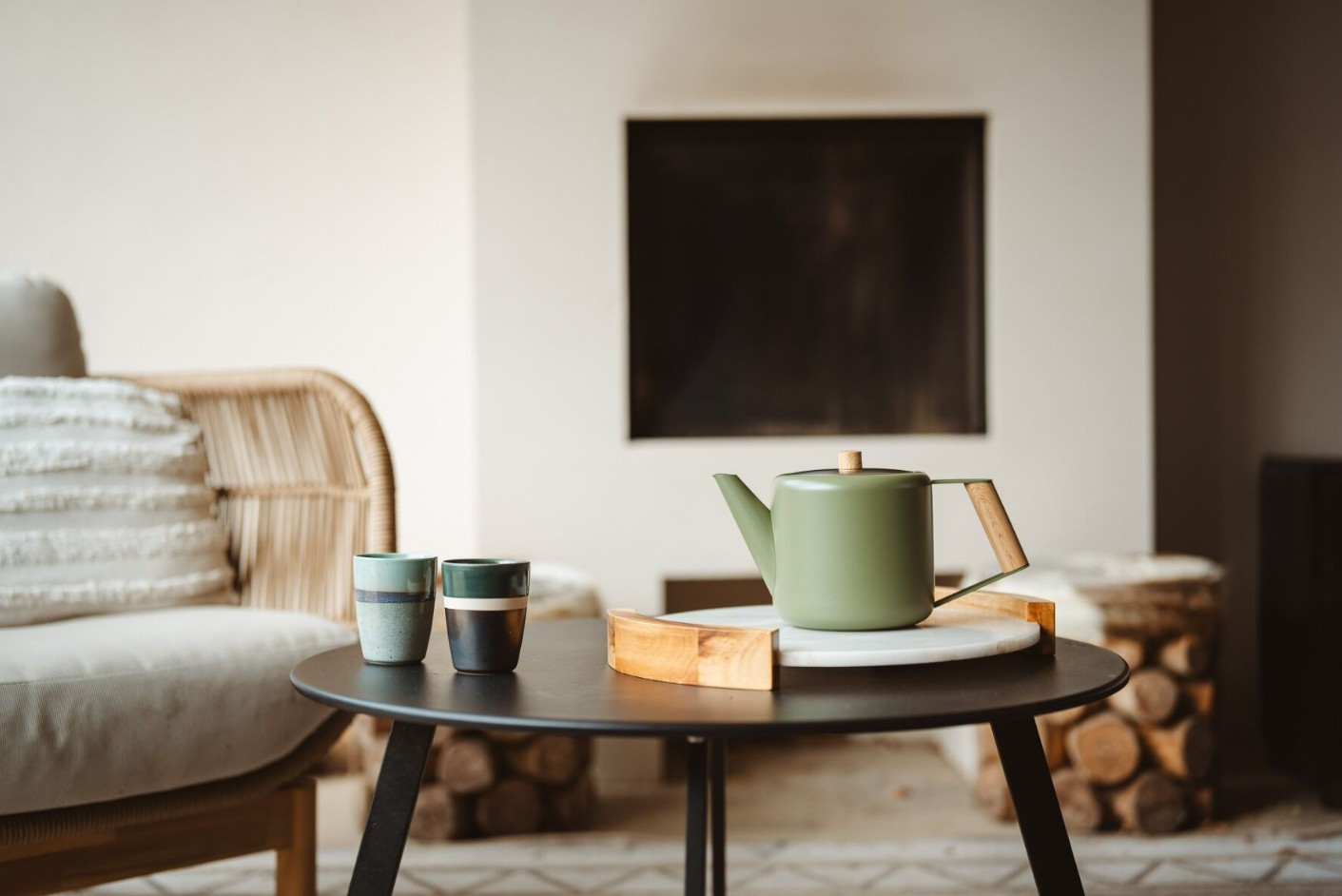 Bredemeijer Theepot Duet Design - Boston 1,1L -Mat Legergroen-