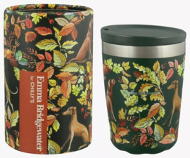 Chilly's Coffee Cup 340 ml Emma Bridgewater Dogs In The Woods -mat met reliëf-