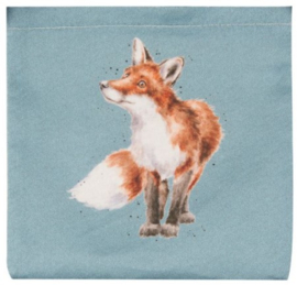 Wrendale Designs 'Bright Eyed and Bushy Tailed' Foldable Shopper Bag - Fox