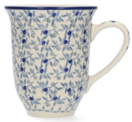 Bunzlau Tulip Mug 500 ml Blue Olive