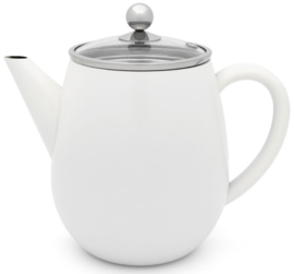 Bredemeijer Duet Eva 1,1 liter -Wit- inclusief theefilter-