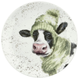Wrendale Designs 'Cow with Hat' Cake Plate