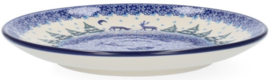 Bunzlau Plate Ø 25,5 cm Christmas Deer -Limited Edition-