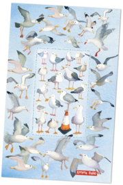Emma Ball Cotton Tea Towel - Mr Seagull