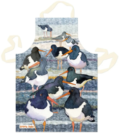 Emma Ball Cotton Apron - Oystercatcher