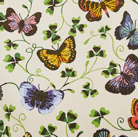 Ulster Weavers Canvas Shoulder Bag - Butterfly Grove