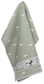 Bunzlau Tea Towel Sheep - Green