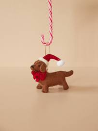 Rice Dog Christmas Ornament