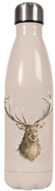 Wrendale Designs 'Portrait of a Stag' Stag Water Bottle 500 ml