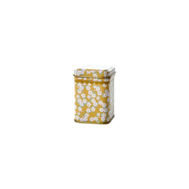 Rice Tin Spice Jars in Assorted Small Flower Prints - set van 6