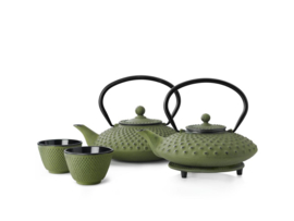 Bredemeijer Cast Iron Tea Cups -set of 2- Xilin Green