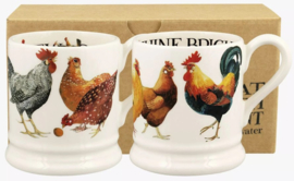 Emma Bridgewater Rise & Shine Set of 2 1/2 Pint Mugs Boxed