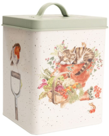 Wrendale Designs Garden Storage Tin -green-