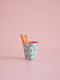 Rice Medium Melamine Cup - Flying Pig Print