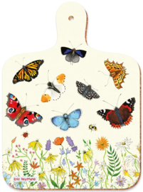 Emma Ball Small Chopping Board - Butterflies