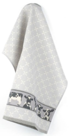 Bunzlau Tea Towel Cows Grey