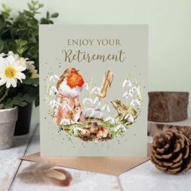 Wrendale Designs 'Let the Adventure Begin' Robin Retirement Card