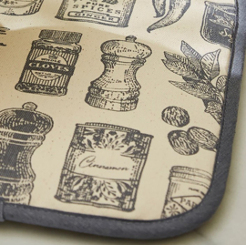 Ulster Weavers Heat Resistant Pot Mat - Herbs & Spices - per stuk