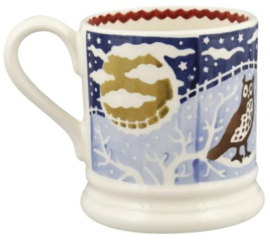 Emma Bridgewater - Christmas Icons - Owl - 1/2 Pint Mug