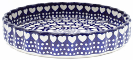 Bunzlau Pie Dish 2000 ml Ø 28,5 cm Blue Valentine